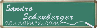 Sandro Schemberger Visitenkarte